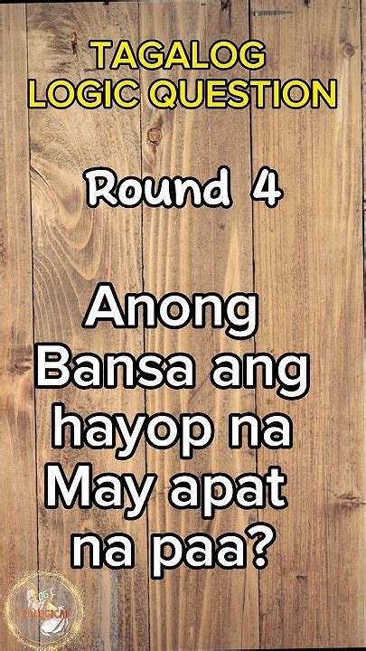 logic questions tagalog|Logic Practice Questions .